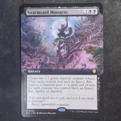 Swarmyard Massacre - Extended - Commander Bloomburrow (MTG) - Image 1