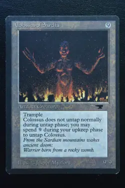 Magic The Gathering MTG COLOSSUS OF SARDIA Antiquities LP Lightly Played - Image 3