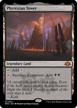 MTG - Phyrexian Tower - MH3 0303 - Modern Horizons 3 - Mythic - Magic - Image 1