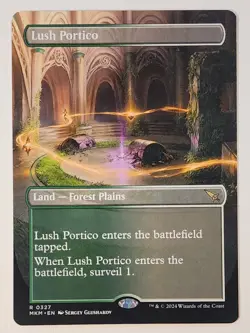 MTG - Lush Portico - Borderless - MKM 0327 - Murders at Karlov Manor - Rare - Image 3