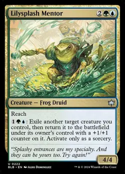 1x Lilysplash Mentor - Foil NM Eng MTG - Bloomburrow - Image 2