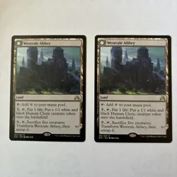 Westvale Abbey x2 Shadows over Innistrad Regular Mtg Magic Gathering Card Lot - Image 1