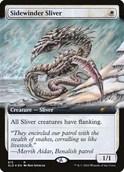 2x Sidewinder Sliver - Foil Extended Art SLD LP MTG - Image 1