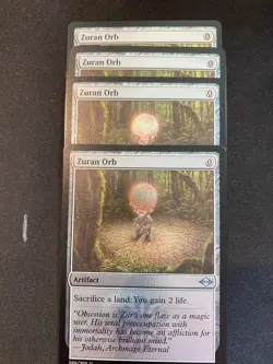 MTG Modern Horizons 2 Zuran Orb Foil Etched x 4 - Image 2