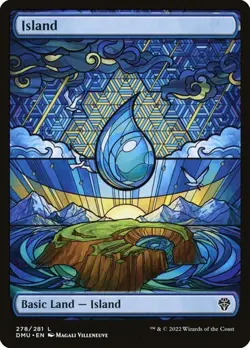 Island  #278 Dominaria United NM MTG - Image 2
