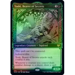 Foil Toski, Bearer Of Secrets (showcase) M/NM Magic: The Gathering MTG Kaldheim - Image 1