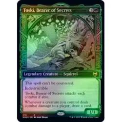 Foil Toski, Bearer Of Secrets (showcase) M/NM Magic: The Gathering MTG Kaldheim - Image 2