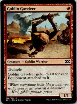 Magic The Gathering Goblin Gaveleer #126 Double Masters Foil - Image 3