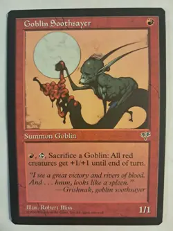 Goblin Soothsayer - Mirage MTG Magic: The Gathering LP/NM - Image 1