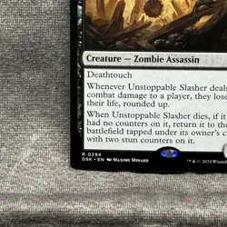 MTG Unstoppable Slasher – Duskmourn #294 Rare LP Non-Foil English Magic Card - Image 14