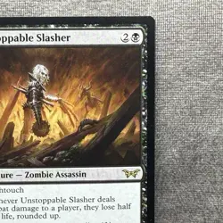 MTG Unstoppable Slasher – Duskmourn #294 Rare LP Non-Foil English Magic Card - Image 3