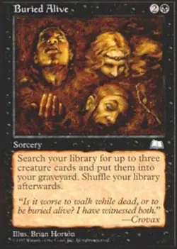 Buried Alive - Weatherlight # MTG Magic The Gathering - Image 1