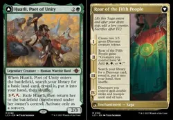Huatli, Poet of Unity // Roar of the Fifth People NM, English MTG Lost Caverns o - Image 1