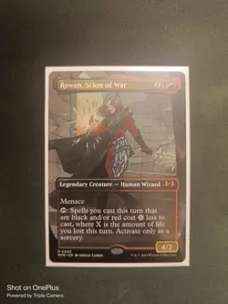Rowan, Scion of War - Borderless - Wilds of Eldraine (MTG) - Image 1
