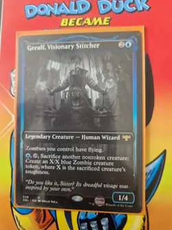 Geralf, Visionary Stitcher Double Feature Grayscale Innistrad Crimson Vow MTG - Image 1