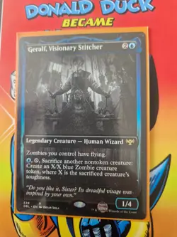 Geralf, Visionary Stitcher Double Feature Grayscale Innistrad Crimson Vow MTG - Image 2