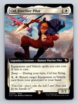 #131 Cid, Freeflier Pilot 2025 Final Fantasy Commander Rare - Image 1
