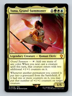 #8 Yuna, Grand Summoner 2025 Final Fantasy Commander Mythic - Image 1