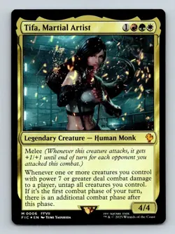 #6 Tifa, Martial Artist 2025 Final Fantasy Commander ~ Mythic - Image 1