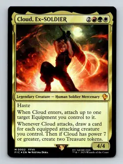 #2 Cloud, Ex-SOLDIER 2025 Final Fantasy Commander Mythic - Image 3