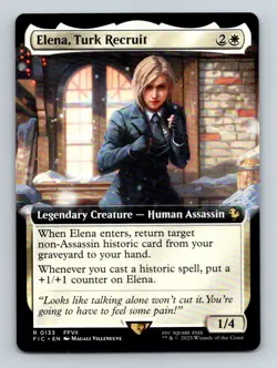 #133 Elena, Turk Recruit 2025 Final Fantasy Commander ^ Rare - Image 1