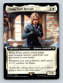 #133 Elena, Turk Recruit 2025 Final Fantasy Commander ^ Rare - Image 3