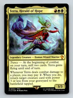 #4 Terra, Herald of Hope 2025 Final Fantasy Commander Mythic - Image 3