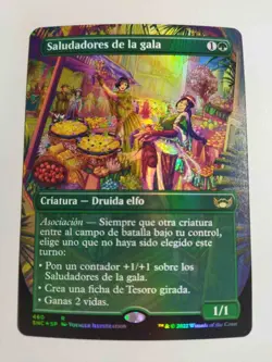 MTG Spanish Foil Gala Greeters Box Topper Promo Streets of New Capenna NM - Image 2