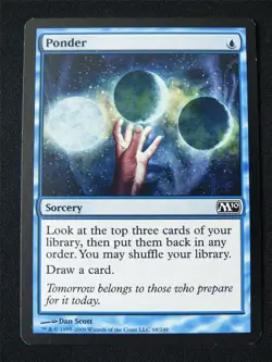 Ponder - M10 - Mtg Card #241 - Image 2