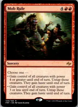 Mob Rule Fate Reforged MTG LP - Image 3