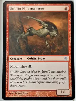 Goblin Mountaineer - Shards of Alara - Magic the Gathering MTG Nice! - Image 1