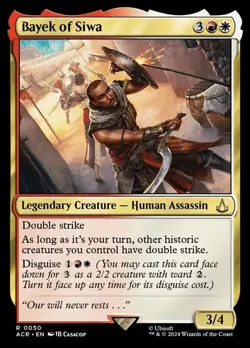 MTG Bayek of Siwa - Foil, Universes Beyond: Assassin's Creed, Lightly Played, En - Image 2