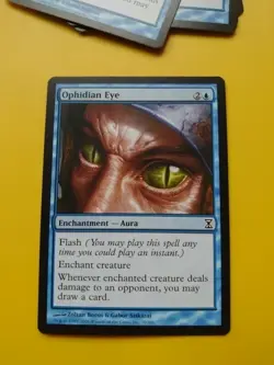 MTG Blue card. Ophidian Eye. Time Spiral. Magic The Gathering - Image 1