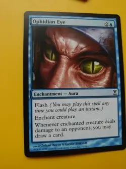 MTG Blue card. Ophidian Eye. Time Spiral. Magic The Gathering - Image 12