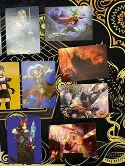 MTG Final Fantasy Art Cards Lot Of 15 - Tifa Gold Stamp - Terra Gold Sginature - Image 10