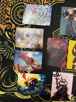 MTG Final Fantasy Art Cards Lot Of 15 - Tifa Gold Stamp - Terra Gold Sginature - Image 12