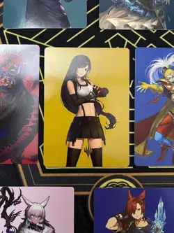 MTG Final Fantasy Art Cards Lot Of 15 - Tifa Gold Stamp - Terra Gold Sginature - Image 3