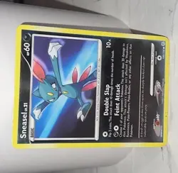 Sneasel 100/130 Reverse Holo Diamond & Pearl Base Set Pokemon Card NM - Image 3