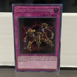 1ST EDITION CHAIN DISAPPEARANCE 1996 LCKC-EN094 YUGIOH CARD - Image 3