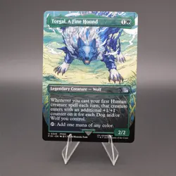 Torgal, A Fine Hound Borderless FIN 0345 NM Uncommon MTG Final Fantasy - Image 1