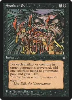 MTG Spoils of Evil NM Ice Age ICE English Reserved List Magic card - Image 4