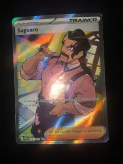 Pokemon S&V Paldea Evolved Saguaro Full Art 255/193 Ultra Rare- NM - Image 1