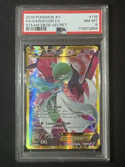 Gardevoir EX 116/114 PSA 8 XY Steam Siege Pokemon TCG Card - Image 3