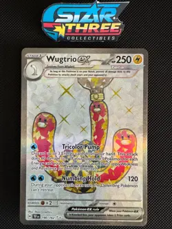 Wugtrio ex - 190/162 - Pokemon Temporal Forces Full Art Card NM - Image 1