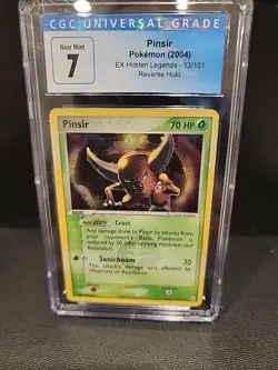 Pokemon Card Pinsir Holo 13/101 EX Hidden Legends 2004 Cgc 7 Nm - Image 3