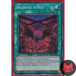 Yugioh Branded in Red BODE-EN057 Super Rare 1st Edition NM - Image 1