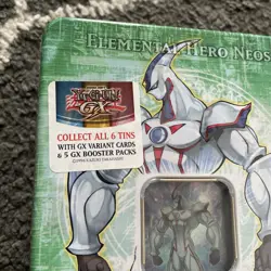 Yu-Gi-Oh! Elemental Hero Neos GX Collectible Tin 2006 - Still Sealed, New!!!!! - Image 5