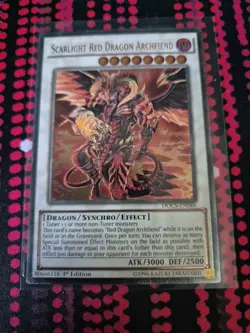 Scarlight Red Dragon Archfiend DOCS-EN046 Ultimate Rare LP Unlimited Ed Yu-Gi-Oh - Image 3