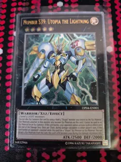 Number S39: Utopia the Lightning Yu-Gi-Oh! OP04-EN001 Ultimate Rare - Image 1