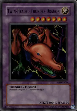 Twin-Headed Thunder Dragon EU Unl Ed Super MRD-E120  Yu-Gi-Oh! - Image 3